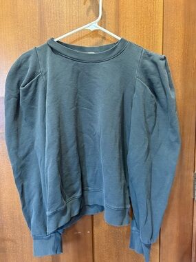 Zsupply dark grey isla crewneck sweatshirt